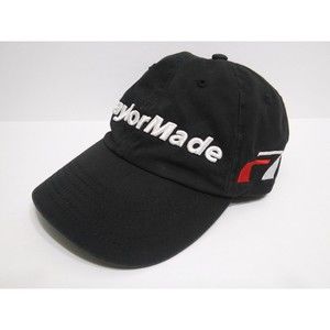 TaylorMade R7 Golf Hat Performance Strap Back Hat Cap Black White Red Adjustable